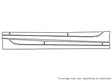 verano 3M Clear Bra Door Cup Precut PPF Diagram