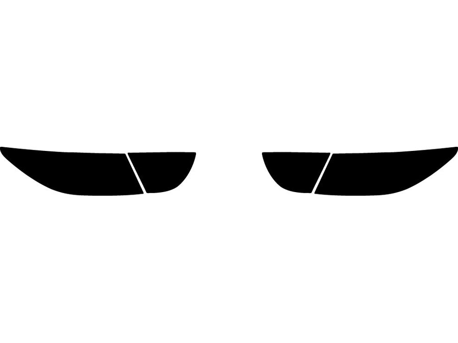 verano Precut Tail Light Tint Diagram