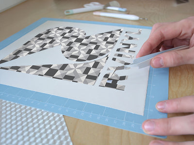 building on mosaic Easy Weed Craft Vinyl