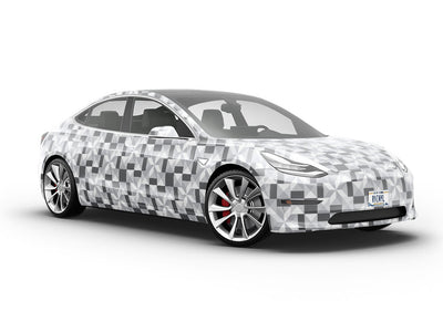 Building On Mosaic Vehicle Vinyl Wrap