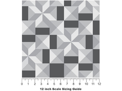 Building On Mosaic Vinyl Film Pattern Size 12 inch Scale~Rwraps Building On Mosaic Sizing Chart~2
