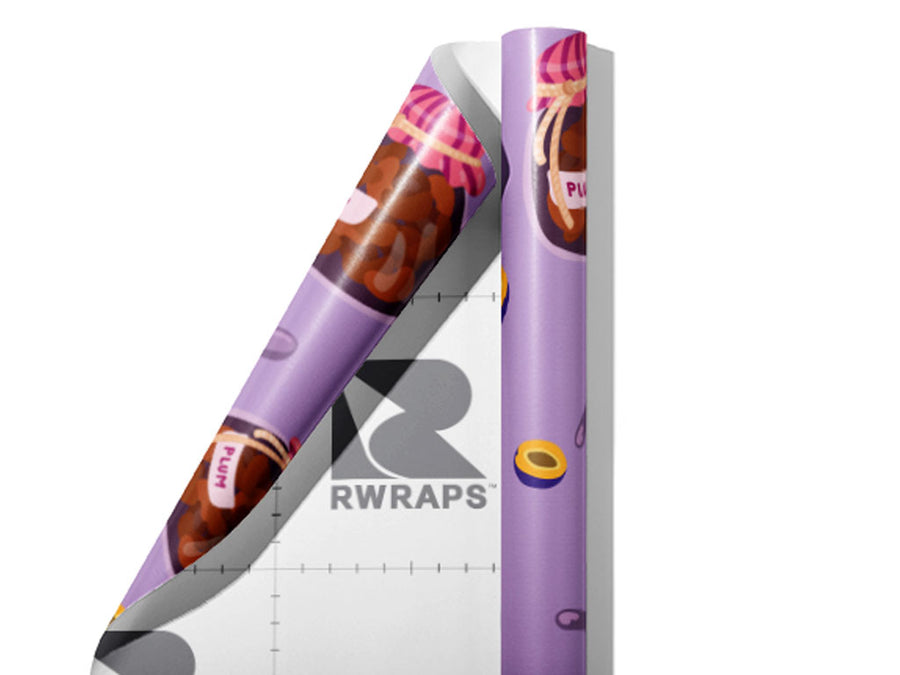 Bullace Jam Fruit Wrap Film Sheets~Rwraps Series 914 Bullace Jam Fruit Scrolled Sheet~3