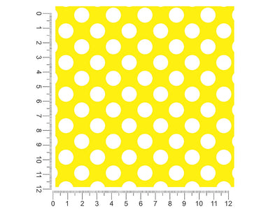 bumblebee yellow polka dot 1ft x 1ft Craft Sheets