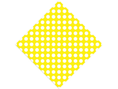 Bumblebee Yellow Polka Dot Vinyl Wrap Pattern