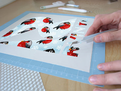 bundle up bird Easy Weed Craft Vinyl