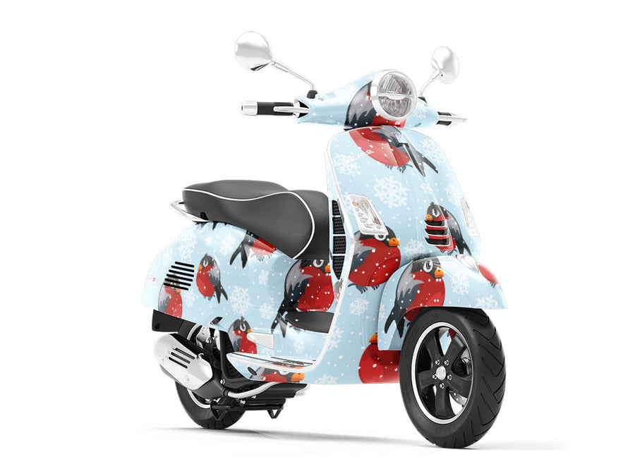 Bundle Up Birds Vespa Scooter Wrap Film