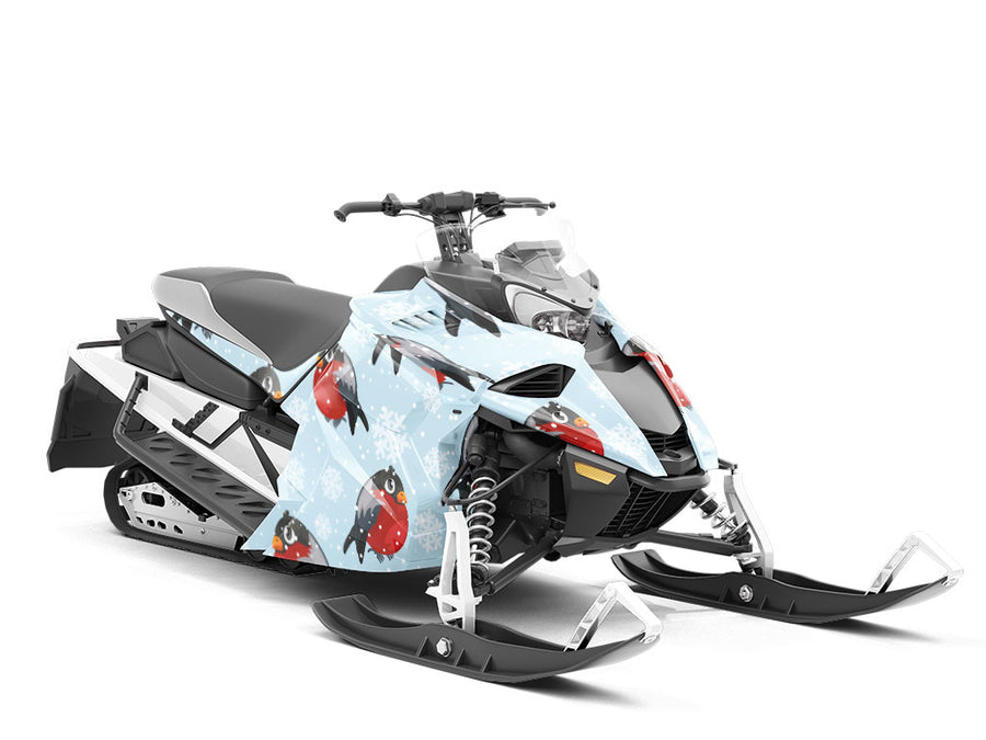 Bundle Up Birds Custom Wrapped Snowmobile
