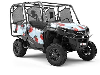 Bundle Up Birds Utility Vehicle Vinyl Wrap