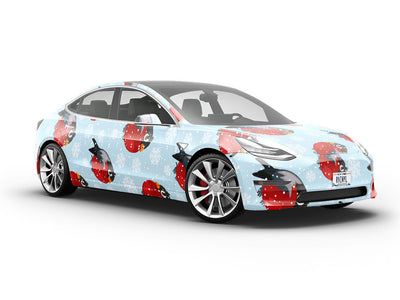 Bundle Up Birds Vehicle Vinyl Wrap
