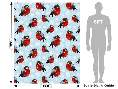 Bundle Up Birds Vehicle Wrap Scale~Rwraps Series 914 Bundle Up Birds Measurements~1