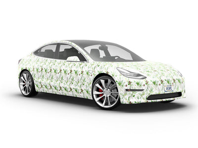 Bundled Weeds Camping Vehicle Vinyl Wrap