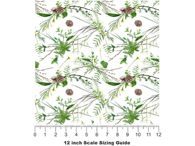 Bundled Weeds Camping Vinyl Film Pattern Size 12 inch Scale~Rwraps Bundled Weeds Camping Sizing Chart~2