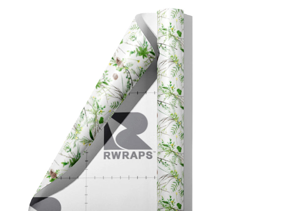 Bundled Weeds Camping Wrap Film Sheets~Rwraps Series 914 Bundled Weeds Camping Scrolled Sheet~3