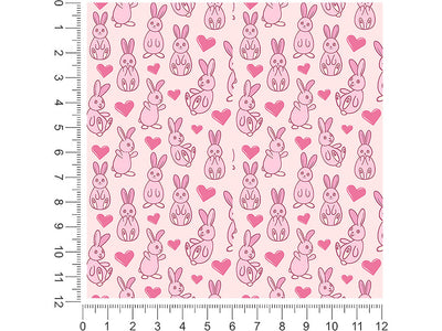 bunny love animal 1ft x 1ft Craft Sheets