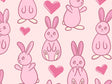Bunny Love Animal Vinyl Wrap Pattern~Rwraps Series 914 Digitally Printed Vinyl Wrap~0