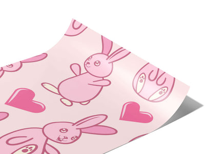 Bunny Love Animal Vinyl Wraps~Rwraps Series 914 Digitally Printed Vinyl Wrap~0