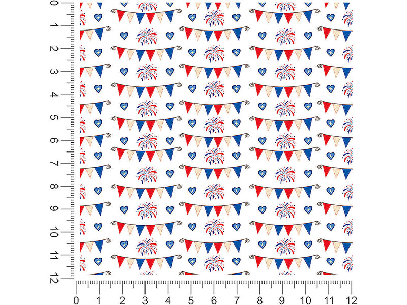 bunting stunting  1ft x 1ft Craft Sheets