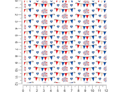 bunting stunting  1ft x 1ft Craft Sheets