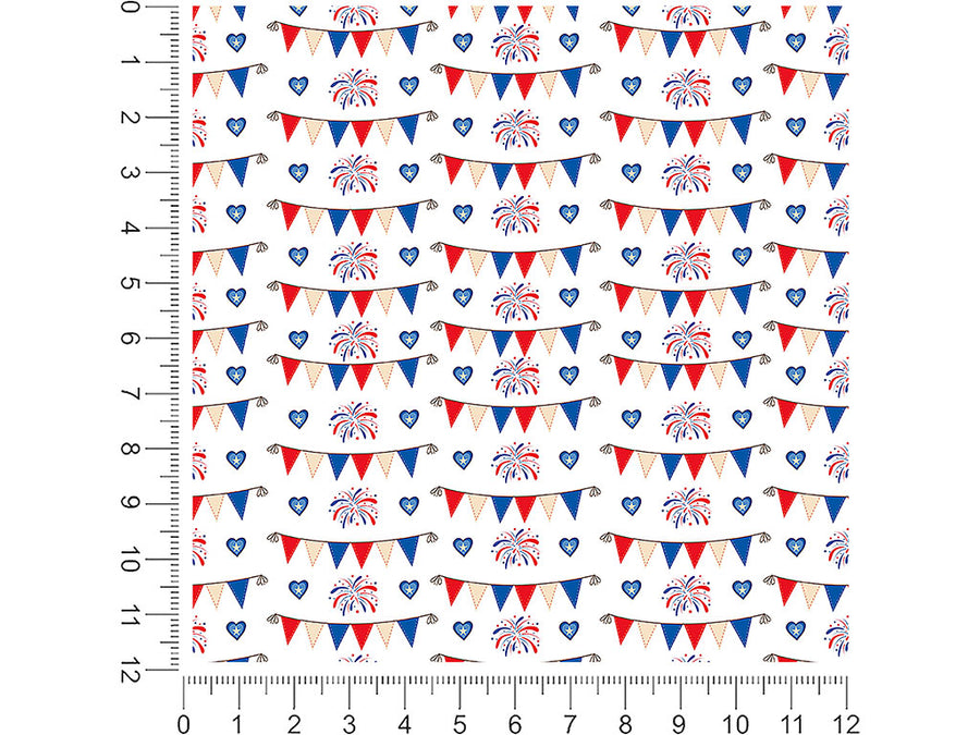 bunting stunting  1ft x 1ft Craft Sheets