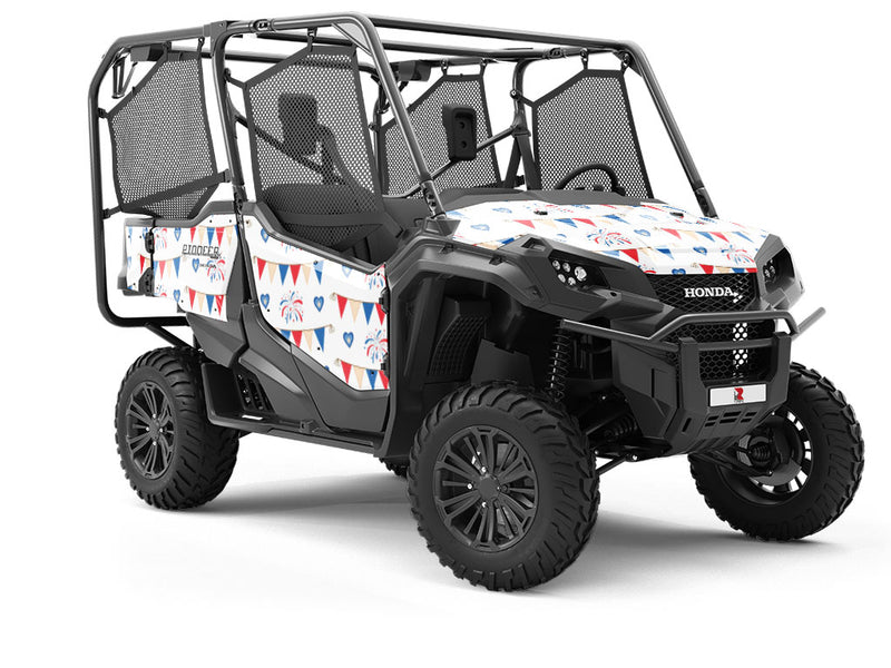 Bunting Stunting Americana Utility Vehicle Vinyl Wrap