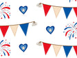 Bunting Stunting Americana Vinyl Wrap Pattern~Rwraps Series 914 Digitally Printed Vinyl Wrap~0