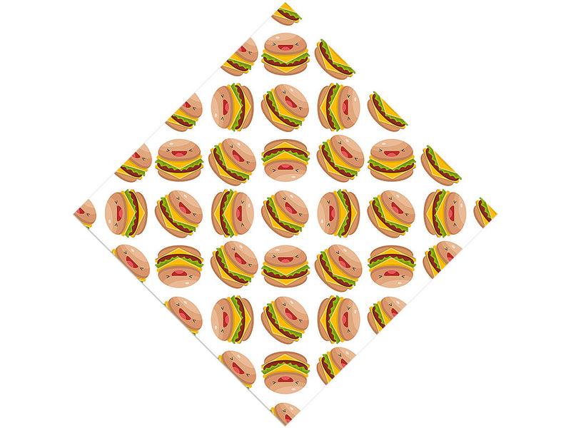 Burger Buddies Americana Vinyl Wrap Pattern