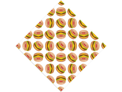Burger Buddies Americana Vinyl Wrap Pattern