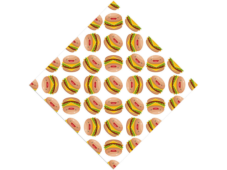 Burger Buddies Americana Vinyl Wrap Pattern