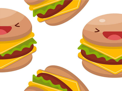 Burger Buddies Americana Vinyl Wrap Pattern~Rwraps Series 914 Digitally Printed Vinyl Wrap~0