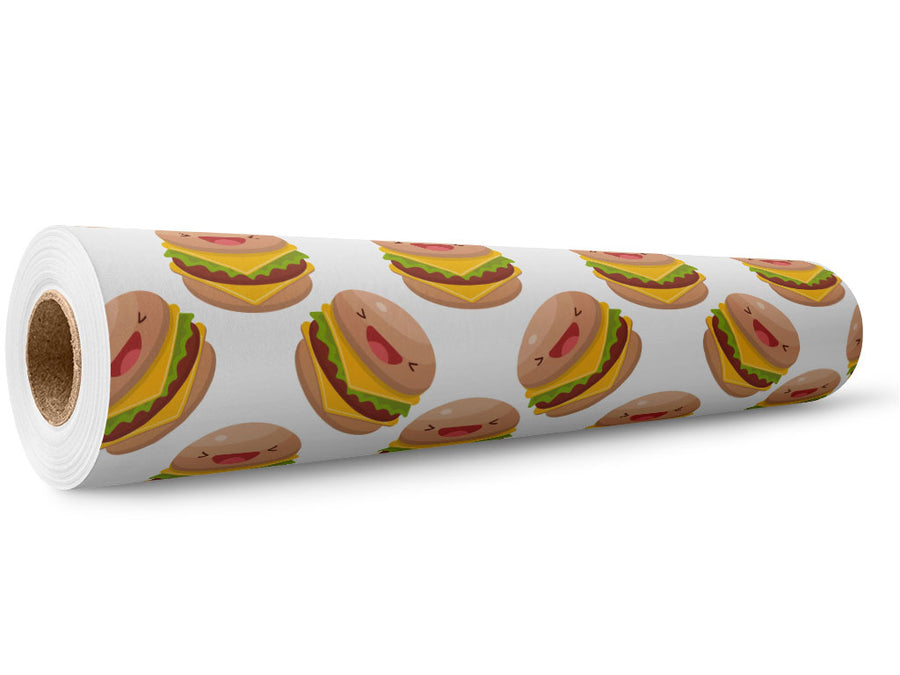 Burger Buddies Americana Wrap Film Wholesale Roll~Rwraps Series 914 Digitally Printed Vinyl Roll~5