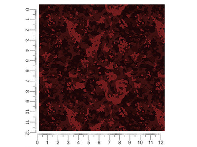 burgundy erdl camouflage 1ft x 1ft Craft Sheets