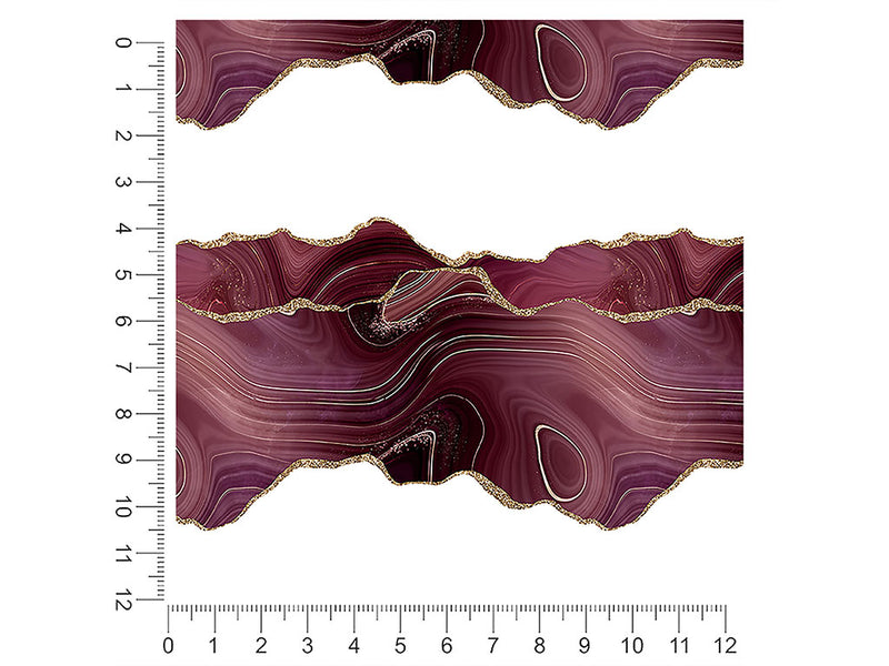 burgundy lip gemstone films 1ft x 1ft Craft Sheets