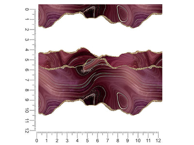 burgundy lip gemstone films 1ft x 1ft Craft Sheets
