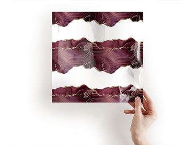 burgundy lip gemstone films Craft Sheets