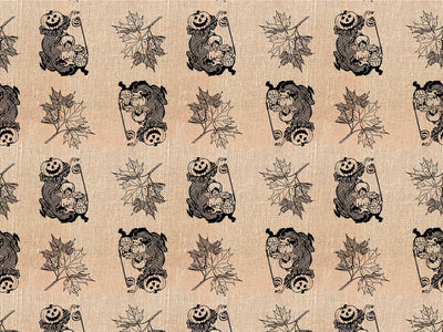 Burlap Harvest Horror Vinyl Wrap Pattern~Rwraps Series 914 Digitally Printed Vinyl Wrap~0
