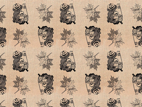 Burlap Harvest Horror Vinyl Wrap Pattern~Rwraps Series 914 Digitally Printed Vinyl Wrap~0