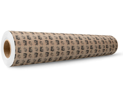 Burlap Harvest Horror Wrap Film Wholesale Roll~Rwraps Series 914 Digitally Printed Vinyl Roll~5
