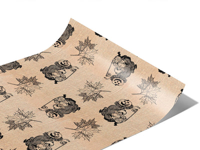 Burlap Harvest Horror Vinyl Wraps~Rwraps Series 914 Digitally Printed Vinyl Wrap~0