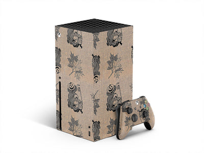 burlap harvest horror XBOX DIY Decal