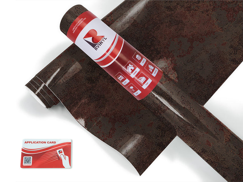 burned metal rust Craft Vinyl Roll