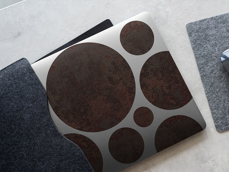 burned metal rust DIY Laptop Stickers