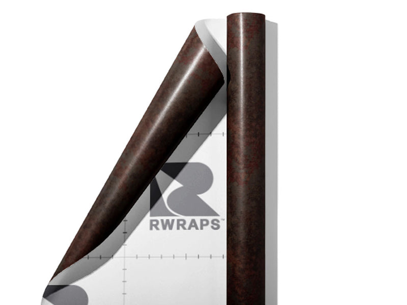 Burned Metal Rust Wrap Film Sheets~Rwraps Series 914 Burned Metal Rust Scrolled Sheet~5