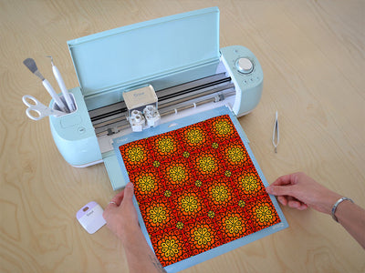 burning lilly art deco Cricut Compatible Vinyl