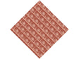 Burnt Orange Brick Vinyl Wrap Pattern