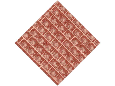 Burnt Orange Brick Vinyl Wrap Pattern