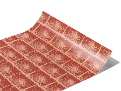 Burnt Orange Brick Vinyl Wraps~Rwraps Series 914 Digitally Printed Vinyl Wrap~1