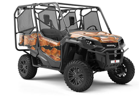 Burnt Umber Gemstone Utility Vehicle Vinyl Wrap