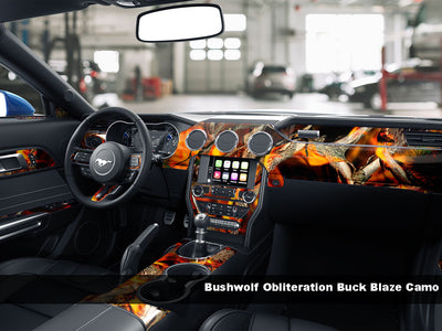 Bushwolf Obliteration Buck Blaze Camo Dash Kit Finish