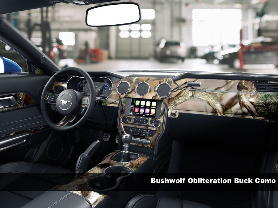 Bushwolf Obliteration Buck Camo Dash Kit Finish