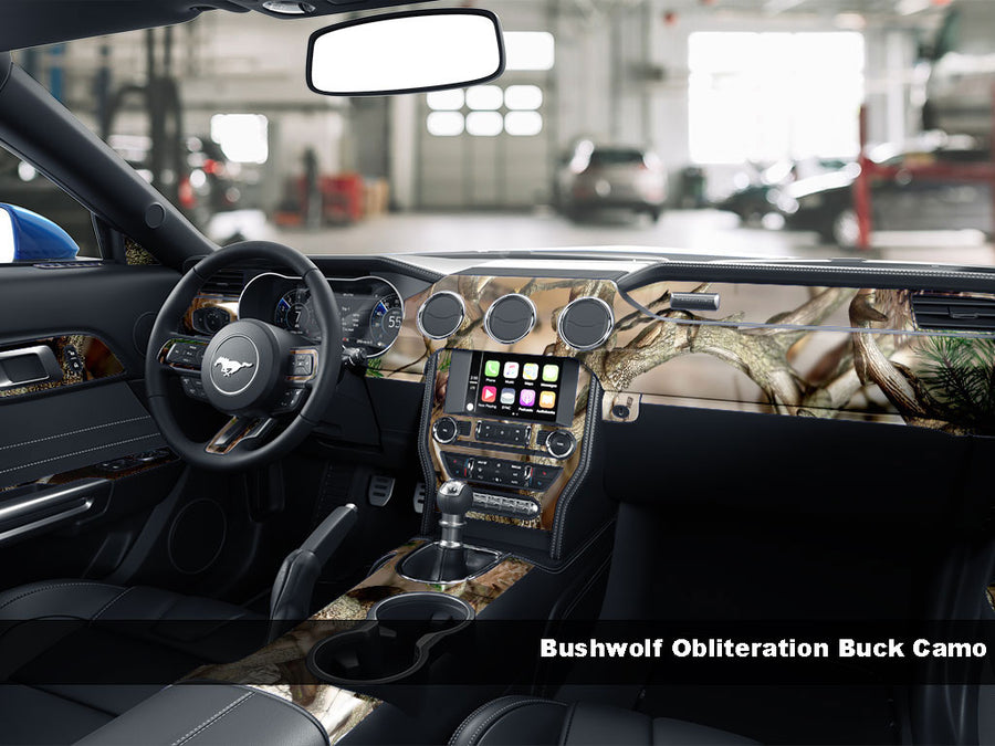 Bushwolf Obliteration Buck Camo Dash Kit Finish